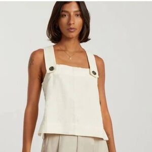 The Apron Linen Tank by Everlane